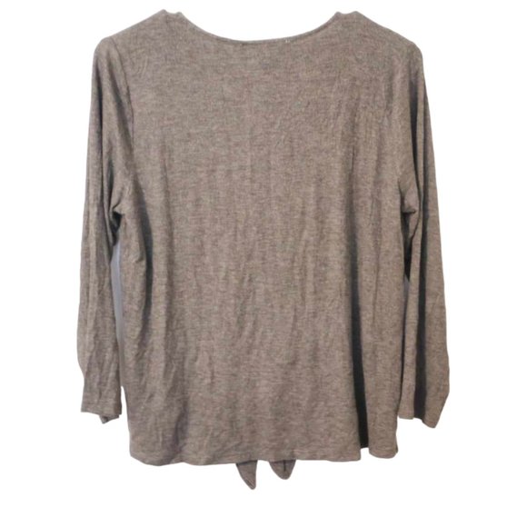 MICHAEL KORS - BASIC BROWN T-SHIRT FOR WOMEN SIZE M - Picture 4 of 4